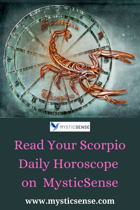 Scorpio Daily Horoscope. Read Your Scorpio Daily Horoscope on MysticSense. #zodiac #zodiacsigns #zodiacsigns #zodiacsign #zodiacfacts #zodiaclife #zodiacastrology #scorpio #scorpiolife #scorpiozodiac Scorpio Daily Horoscope, Navigating Life, Daily Horoscope, Star Sign, Each Day, Star Signs