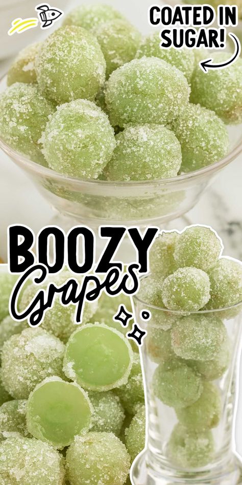 Our Boozy Grapes are easy to make, frozen grapes soaked in Watermelon White Claw and vodka, perfect for refreshing party snacks. Fruits Soaked In Alcohol, Wine Soaked Fruit, Vodka Soaked Grapes, Alcohol Infused Grapes, Watermelon Soaked In Alcohol, Frozen Grapes With Alcohol, Liquor Infused Fruit, Vodka Grapes Frozen, Alcohol Soaked Grapes