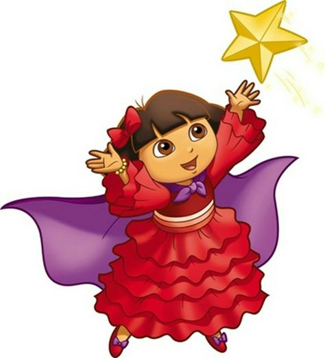 Dora the Explorer Dora Images, Dora Pics, Dora Cartoon, Dora Outfits, Dora Diego, Pink Parka, Lost City Of Gold, Purple Cape, Hand Art Kids