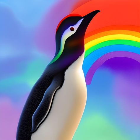 One of the secret favorites of the animals. The penguin. Who didn't saw a funny penguin video in the internet, yet? They are adorable and that's why we also want to highlight them. Come around and get your penguin at Draiwing. #penguin #animal #draiwing #drawing #canvas #art #print #aquarell #rainbow #painting #blackwhite #draiwingshop #underdog Funny Penguin Videos, Rainbow Penguin, Panda And Penguin Together, Penguin Videos, Penguin Surfing, Penguin Digital Art, Penguin Swimming Illustration, Penguins Funny, Penguin Art