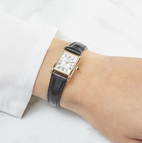 Seiko Tank, Tank Watch, Vintage Watches Women, Vintage Jewlery, Cartier Tank, Hand Watch, Watch Women, Classy Jewelry, Dream Jewelry