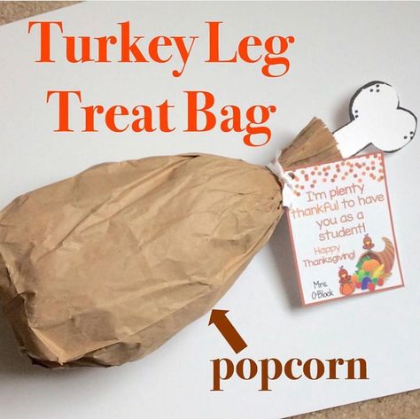 Turkey Leg Paper Bag Craft, Turkey Leg Craft Paper Bags, Paper Bag Turkey Leg, Fun Thanksgiving Crafts, Thanksgiving Kids Table, Turkey Gifts, Diy Mother's Day Crafts, Thanksgiving Crafts Preschool, Teacher Treats