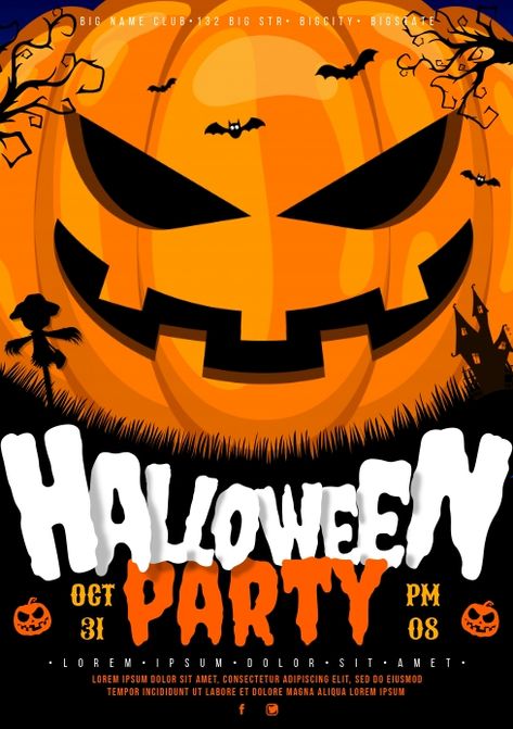 Halloween Pubmat, Halloween Party Poster Design, Halloween Poster Ideas, Halloween Event Poster, Halloween Flyer Design, Halloween Design Graphic, Scary Poster, Halloween Poster Design, Halloween Graphic Design