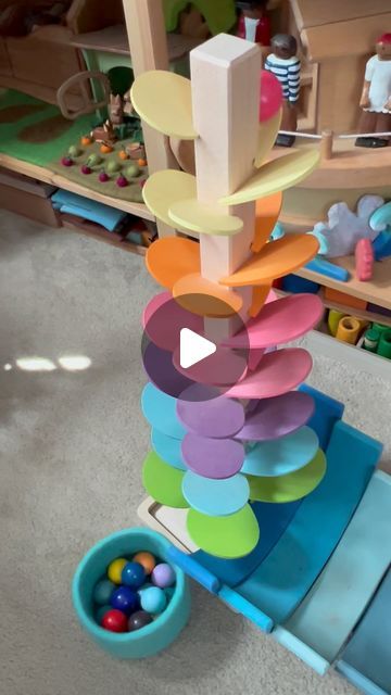 Green Elephant Home and Toys on Instagram: "🔈Volume on ASMR🔈

Easy marble ball run!

🌲One marble tree
🌈One rainbow
🧱One set of wooden rainbow building slats

🌈 Dive into the mesmerizing world of ASMR with our latest creation! 🌀 Watch as marbles gracefully glide through a whimsical marble tree, dance along vibrant rainbows, and navigate their way down! ✨ Let the sounds and captivate your child! 🎶 #ASMR #MarbleRun #SensoryExperience

#WoodenToys #EcoFriendlyPlay #SustainableKids #NaturalMaterials #MontessoriInspired #WaldorfEducation #OpenEndedPlay #ImaginationStation #HandcraftedMagic #HeirloomQuality #ChildhoodJoy #VintageInspired #EarthFriendlyToys #CreativePlaytime #ClassicChildhood #RusticCharm #OrganicPlay #TimelessToys #MindfulParenting #ArtisanCrafted" Marble Run Ideas, Marble Ball, Green Elephant, Imagination Station, Marble Run, Wooden Rainbow, Open Ended Play, Mindful Parenting, Ball Run