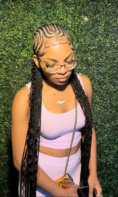 Alicia Keys Braids, Quick Braids, Braided Hairstyles For Black Women Cornrows, Big Box Braids Hairstyles, Feed In Braids Hairstyles, Braided Cornrow Hairstyles, Cute Braided Hairstyles, Braided Hairstyles For Teens, Quick Braided Hairstyles