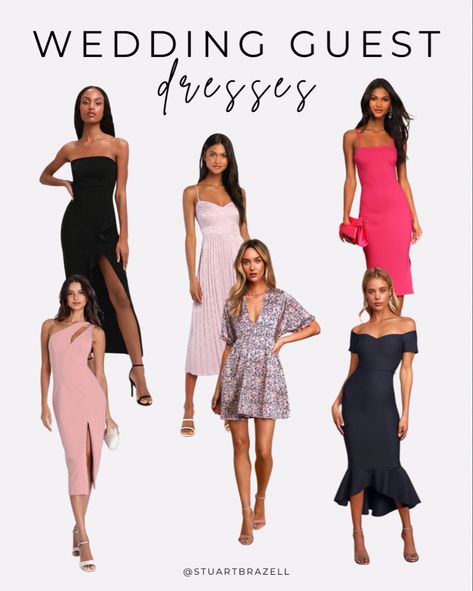 Wedding guest dresses Must Have Dresses, Wedding Guest Outfit Ideas, Dresses Wedding Guest, Cocktail Club, Dresses To Wear, Wedding Guest Dresses, Dresses To Wear To A Wedding, Guest Outfit, Dresses Wedding