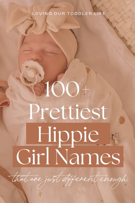 Wanna know the most beautiful hippie girl names we are seriously crushing on for 2025? These totally bohemian baby names are the pretty names for girls that you don't hear every day - whether you love cute baby names, unique baby names, or majorly uncommon baby girl names, this full list of hippie baby names and meanings for girls will give you tons of name inspiration for that sweet little one of yours! Greek Names Girl, Cute Baby Names Unique, Hippie Girl Names, Hippie Baby Names, Bohemian Baby Names, Baby Names List, Biblical Girl Names, Disrespectful Kids, Hippie Names