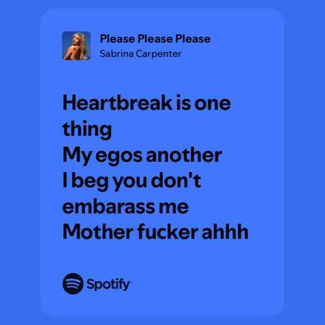 Please Please Please Please Please Please, Spotify Song, Sabrina Carpenter, Songs