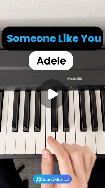 SoundMusical on Instagram: "Let's learn Someone Like You by Adele!

➡️Visit soundmusical.com or click link in bio to get your FREE first piano lesson + 50% off your first month of lessons! 

#piano #someonelikeyou #adele #pianotutorial #pianoteacher #pianolessons #pianocover #beginnerpianolessons #soundmusical" Beginner Piano Lessons, Piano Cover, Piano Tutorial, Piano Teacher, February 1, Someone Like You, Piano Lessons, Adele, Like You