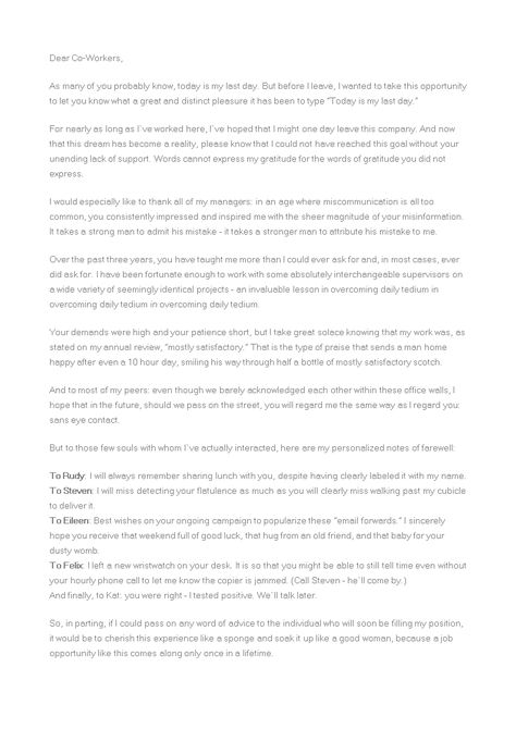 Funny Farewell Email To Colleagues - How to create a Funny Farewell Email To Colleagues? Download this Funny Farewell Email To Colleagues template now! Last Day At Work Goodbye Email, Farewell Quotes For Coworkers, Goodbye Letter To Colleagues, Goodbye Email To Colleagues, Farewell Email To Colleagues, Farewell Email To Coworkers, Farewell Quotes For Colleagues, Farewell Letter To Colleagues, Goodbye Email To Coworkers