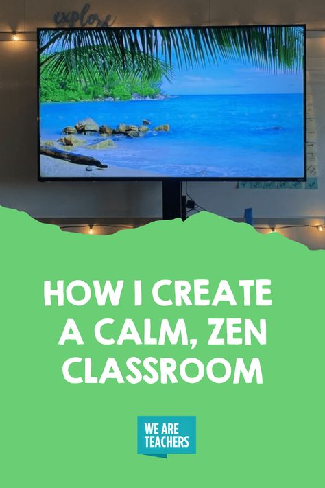 Calm Classroom Environment, Zen Classroom, Peaceful Classroom, Calming Classroom, Calm Classroom, Classroom Videos, Classroom Culture, Classroom Tips, We Are Teachers