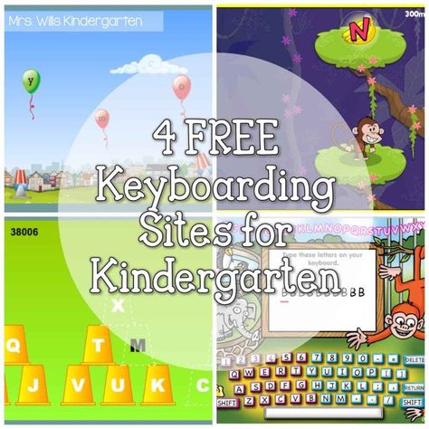 Kindergarten Technology, Typing Lessons, Technology Classroom, Keyboard Lessons, Teaching Computers, Computer Teacher, Computer Lessons, Computer Class, Technology Lessons