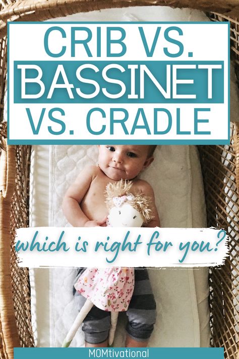 Bassinet vs Crib vs Cradle: What is the best baby bed for your newborn? Newborn Crib Sleeping, Bedroom With Bassinet, Basinette In Bedroom, Bassinet In Parents Room, Bassinet Ideas, Bassinets For Baby, Baby Basinets, Co Sleeper Bassinet, Cradles And Bassinets