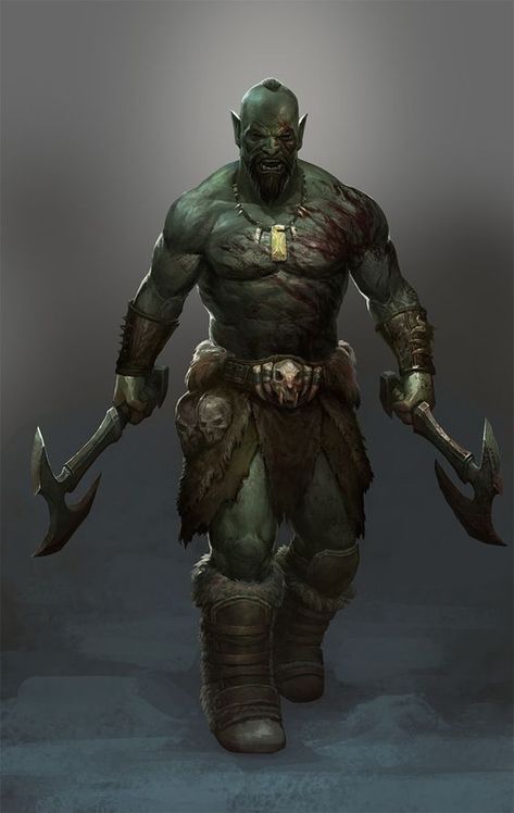 Skyrim loading screen pic Skyrim Orc, Half Orc Barbarian, Skyrim Art, Orc Warrior, Elder Scrolls Art, 다크 판타지, The Elder Scrolls, Fantasy Races, Dungeons And Dragons Characters