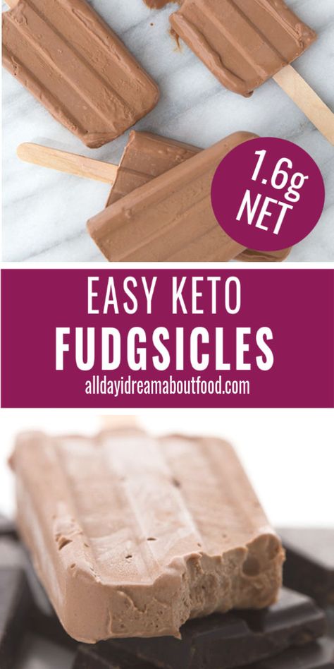 Sugar Free Fudge Pops, Keto Popsicle, Keto 2023, Sugar Free Fudge, Fudge Pops, Bbq Desserts, Comidas Keto, Keto Fudge, Postre Keto