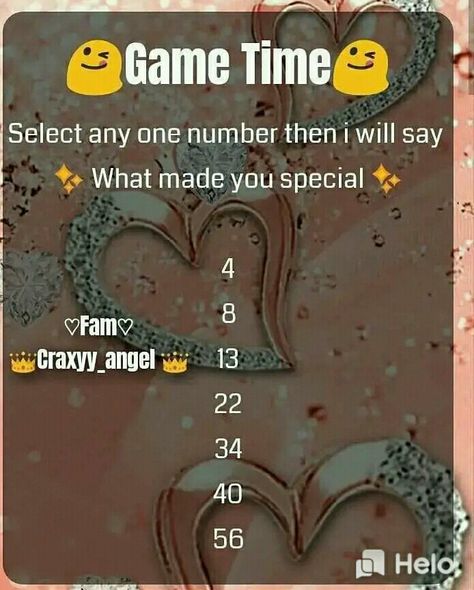 Choose One Game Fun With Answer, Choose A Number Questions Game, Dare Games For Friends, Dare Games, Dare Questions, Number Game, Good Morning Beautiful Gif, One Number, Math Tutorials