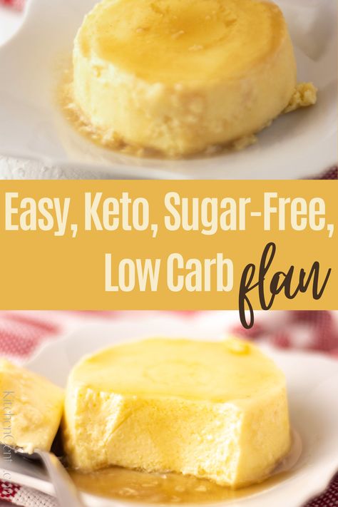 This Maple Keto Flan recipe is creamy, satisfyingly sweet, and deliciously rich. Enjoy this simply elegant dessert with very little effort. It is easy, keto friendly, sugar-free, and low carb. With all that it also tastes delicious! Keto Flan, Maple Desserts, Sugar Free Lemonade, Easy Sweets, Flan Recipe, Elegant Desserts, Sugar Free Syrup, Low Carb Chocolate, No Sugar Foods