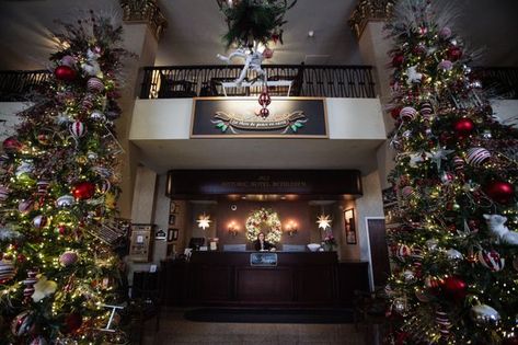 The perfect hotel for Christmas: Inside the historic and haunted Hotel Bethlehem Hotel Bethlehem, Hotel General Manager, Bethlehem Christmas, Christmas City, Bethlehem Pa, Haunted Hotel, Star Of Bethlehem, Holiday Display, Holiday Market