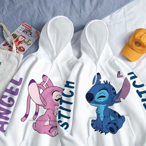 Angel Monster, Lilo And Stitch Hoodie, Lilo And Stitch Merchandise, Disney Hoodie, Estilo Harajuku, Stitch Hoodie, Boho Pullover, Prințese Disney, Disney Hoodies