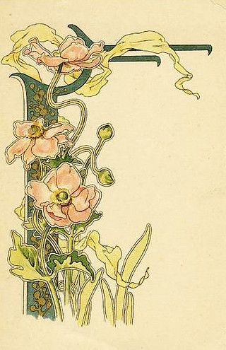 Art Nouveau Orchid, Art Neuvo, Motifs Art Nouveau, Art Nouveau Illustration, Art Nouveau Flowers, Art Nouveau Design, Ap Art, Plant Illustration, Shoulder Tattoo