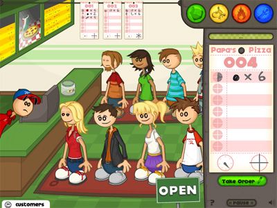 Papa's Pizzeria | Free Flash Game | Flipline Studios Papa's Pizzeria Game, Flipline Studios, 1st Grade Math Games, Papa Louie, Cool Math Games, Fireboy And Watergirl, Free Math Games, Delivery Boy, Onion Pizza