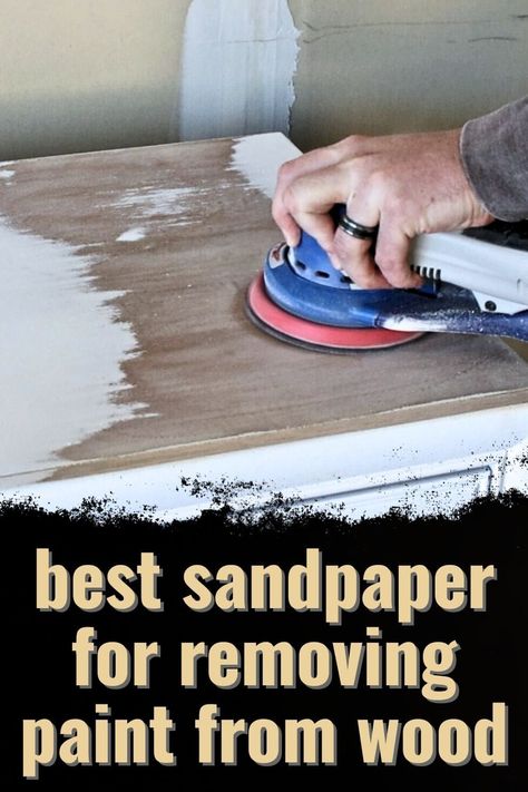 Sanding furniture is not a quick or easy task, but with the proper tools, it can be made much more manageable. Sandpaper is an important tool for this process, and using the right kind for the type of wood surface can make all the difference. Removing Old Paint From Wood, Repaint Wood Furniture, Removing Paint From Wood, Creative Painted Furniture, Sanding Furniture, Painted Furniture Ideas, Removing Paint, Remove Paint, Furniture Painting Techniques