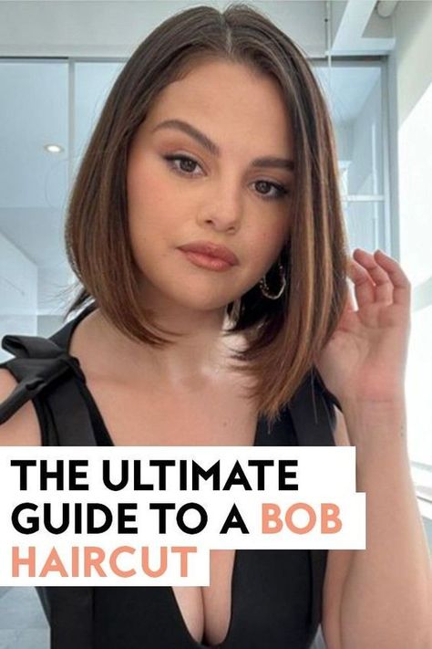 Save these cuts for your stylist. Learn how about the difference types of bob haircuts, how to style the bob, and more. #hairtips #hairinspiration #hairstyles Types Of Bob Haircut, Sew In Bob Hairstyles, Haircut Guide, Celebrity Bobs, Easy Short Haircuts, Lob Styling, Black Women Short Hairstyles, Textured Haircut, Bob Hairstyles With Bangs