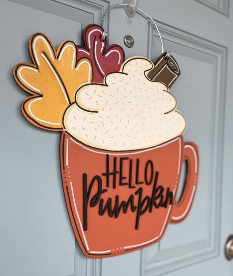 Diy Thanksgiving Door Hanger, Thanksgiving Door Hangers, Urban Wall Decor, Aesthetic Decor Ideas, Rustic Interior Design, Decorative Nails, Tattoo Garden, Garden Nails, Ultimate Backyard