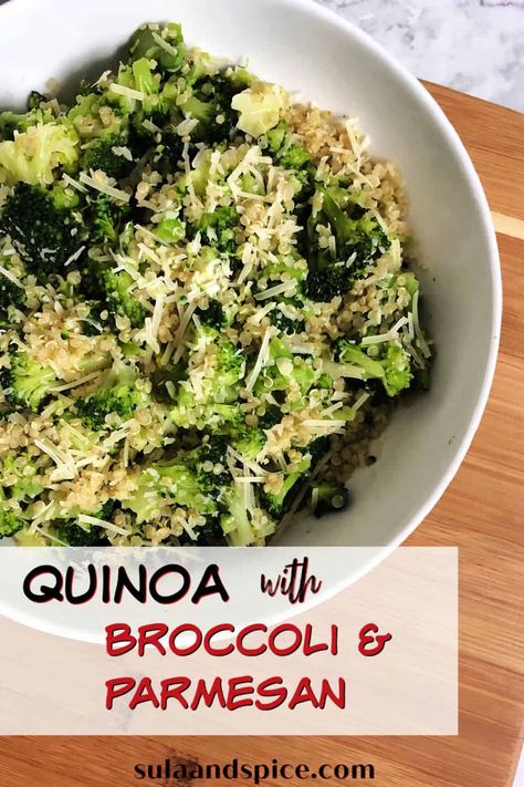 pin for quinoa broccoli parmesan Broccoli Parmesan, Healthy Liver Diet, Quinoa Broccoli, Quinoa Recipes Easy, Parmesan Broccoli, Vegetarian Meal Prep, Side Dishes For Bbq, Supper Recipes, Broccoli Recipes