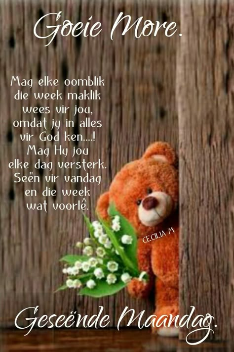 Geseende Week Vir Jou, Veels Geluk Met Jou Verjaarsdag, Geluk Met Jou Verjaarsdag, Lief Vir Jou, Nuwe Week, Monday Blessings, Afrikaans Quotes, Good Morning Inspirational Quotes, Morning Inspirational Quotes