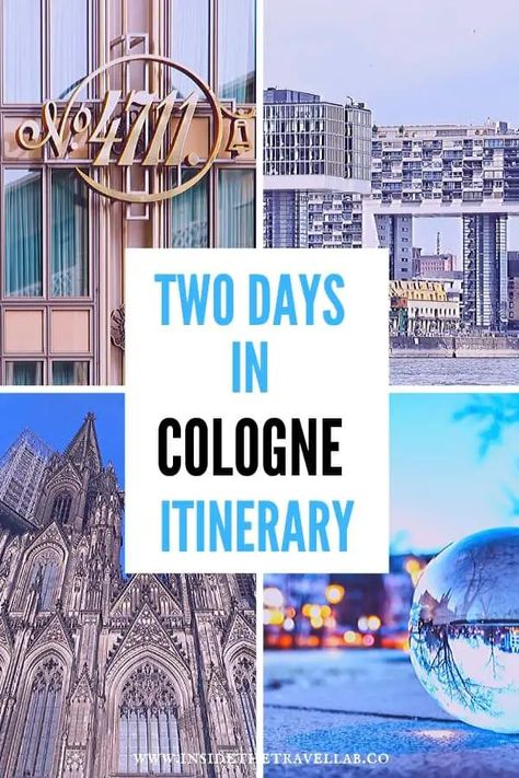 Make the most of two days in Cologne with this in depth itinerary from locals. Plan the perfect weekend trip to Cologne and max those 48 hours in the city. Enjoy Germany's 4th city with hidden secrets of where to eat in Cologne, what to see in Cologne and other top Cologne attractions. #Cologne #Germany #Travel German City, Solo Travel Destinations, Rhine River, Cologne Germany, Have A Great Weekend, Perfect Itinerary, Sustainable Travel, Weekend Trip, Secret Places