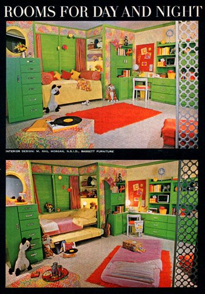 70s Rooms, Office Music Room, Groovy Room, Mod House, Kitschy Decor, 80s Interior, 70s Interior, 1970s Decor, Retro Interior Design