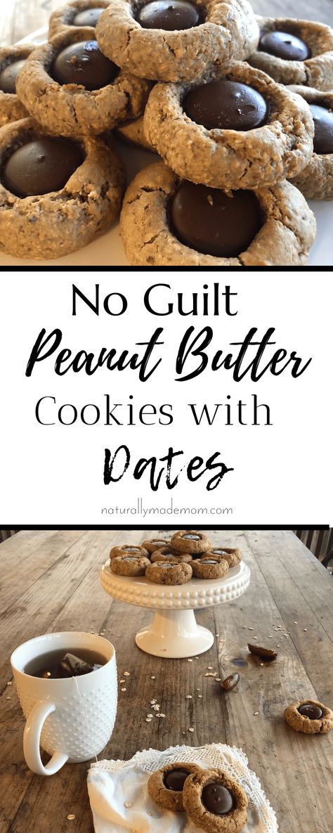 Peanut Butter Date Cookies, Healthy Date Cookies, Date Cookies Healthy, Prego Recipes, Date Recipes Healthy, Gluten Recipes, Clean Eating Cookies, Low Cal Dessert, Main Recipes