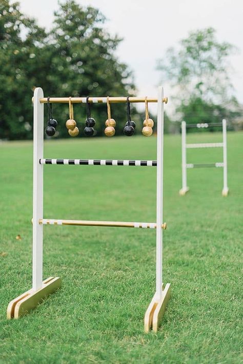 Summer is all about outdoor lawn games. From DIY lawn games to inexpensive lawn games, these ideas will provide hours of fun and summer backyard memories. #DIY #Lawngames #31Daily Outdoor Lawn Games, Ladder Toss, Ladder Golf, Outdoor Yard Games, 31 Daily, Diy Yard Games, Outdoor Graduation Parties, Outdoor Graduation, Outside Games