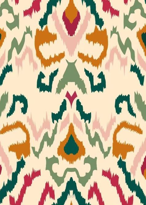 Ikkat Prints Pattern, Ikat Art, Beautiful Live Wallpaper, Arts And Crafts For Teens, Botanical Flower Art, Ajrakh Prints, Pattern Design Inspiration, Abstract Pattern Design, Textile Prints Design