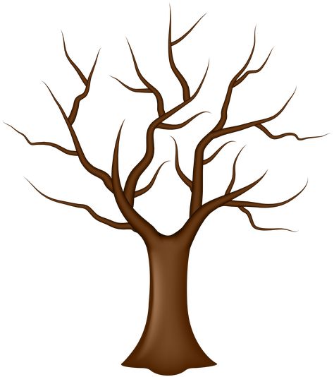 Tree Without Leaves, Høstaktiviteter For Barn, Aktiviti Tadika, Leaves Png, Aktiviti Kanak-kanak, Valentine Tree, Fall Art Projects, Tree Templates, Leaf Clipart