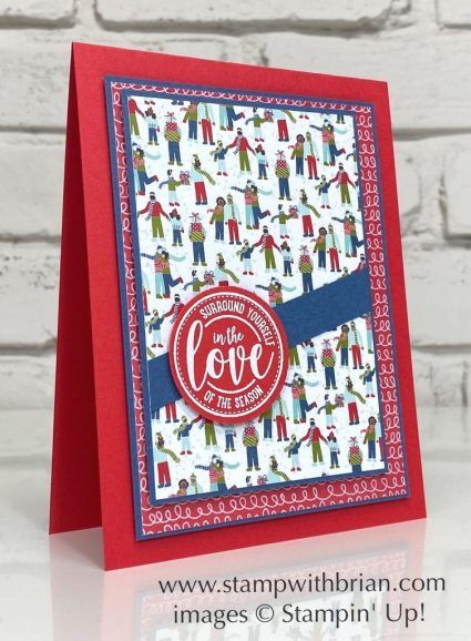 Papercraft Christmas Cards, Christmas Trimmings, Christmas Paper Crafts, Stampin Up Christmas, Designer Series Paper, Christmas Stamps, Surround Yourself, Holiday Catalog, Christmas Paper