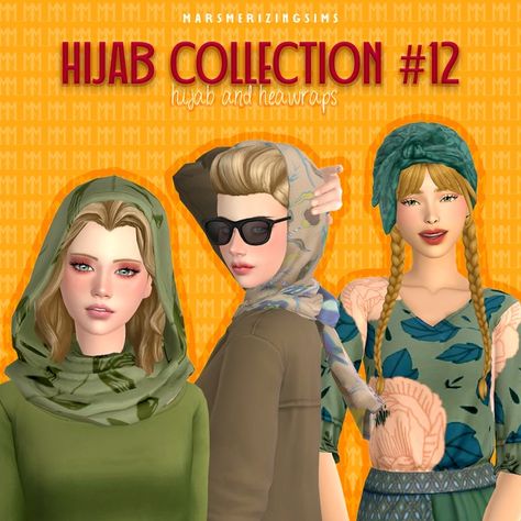 Sims 4 Head Wrap Cc, Ts4 Hijab Cc, Sims 4 Head Scarf Cc, Scarf Sims 4 Cc, Sims 4 Cc Hijab Outfit, Sims 4 Head Scarf, Sims 4 Headscarf, Sims 4 Nun Cc, Sims 4 Hijab Cc