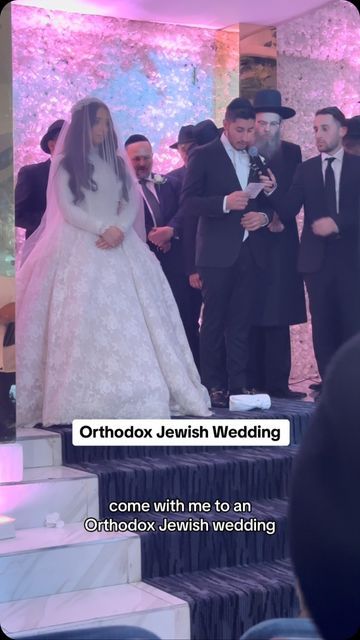 Miriam Malnik-Ezagui on Instagram: "Come with me to an Orthodox Jewish Wedding. The bride and geoom are both Sephardi Jews so come of the wedding customs are a little different when an Ashkenazi wedding. #wedding #bride #groom #jewish #jewishwedding" Jewish Orthodox Wedding, Orthodox Jewish Wedding Dress, Jewish Wedding Traditions, Jewish Bride, Jewish Wedding Ceremony, Orthodox Wedding, Come With Me, Jewish Art, Jewish Wedding