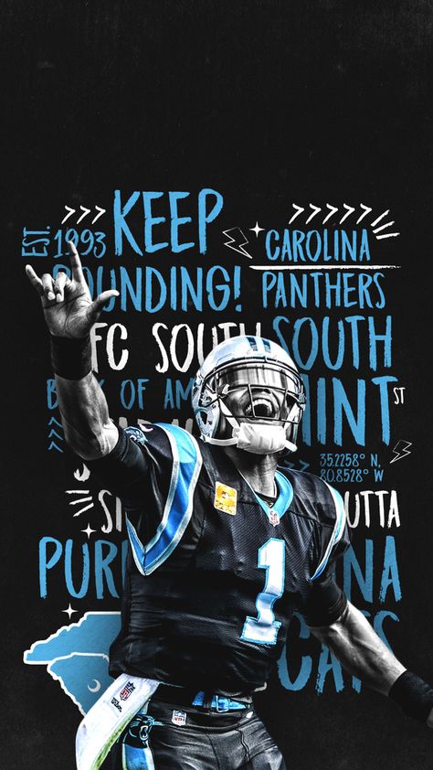 Cam Newton Wallpaper, Newton Wallpaper, Can Newton, Nfl Panthers, Android Wallpaper Dark, Jj Watt, Iphone Wallpaper For Guys, Cam Newton, Color Rush