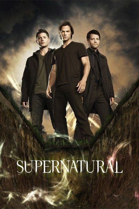 Supernatural Background, Neil Gaiman American Gods, Supernatural Poster, Supernatural Series, Supernatural Bloopers, Fantasy Tv Shows, Supernatural Imagines, Fantasy Tv, Supernatural Wallpaper