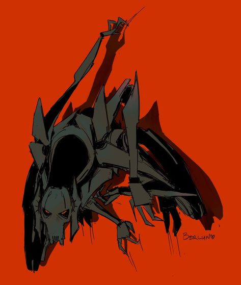 General Grievous Fanart, General Grievous 2003, General Grievous Art, Clone Wars Art, General Grievous, Battle Droid, Star Wars Characters Pictures, Really Cool Drawings, Star Wars Drawings