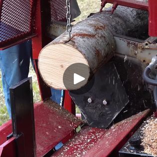 182K views · 1.1K reactions | Extremely FAST Way to Make Firewood | Extremely FAST Way to Make Firewood #firewood #splittingwood #splittingfirewood #wood | By Tony's Tractor Adventure Homestead | Once the firewood processor
shows up with a little bit of setup, very little setup,
putting some oil in the engines, checking everything
out, it's ready to go to work. Logs go in on one end and come
out the other, Perfect Firewood. You know, I can just
about smell that cherry wood burning. I cannot lie. I did
cut down the cherry tree. The firewood processor will work
stand alone but if you put it with a conveyor belt, it takes
an additional layer of labor out of the scenario. Anyway,
with the conveyor belt, it can really make this a one-person
operation. You can adjust the chain that's hanging dow Firewood Processor, Splitting Wood, Measuring Stick, Log Splitter, Conveyor Belt, Hydraulic Pump, A Log, Cherry Tree, Cherry Wood