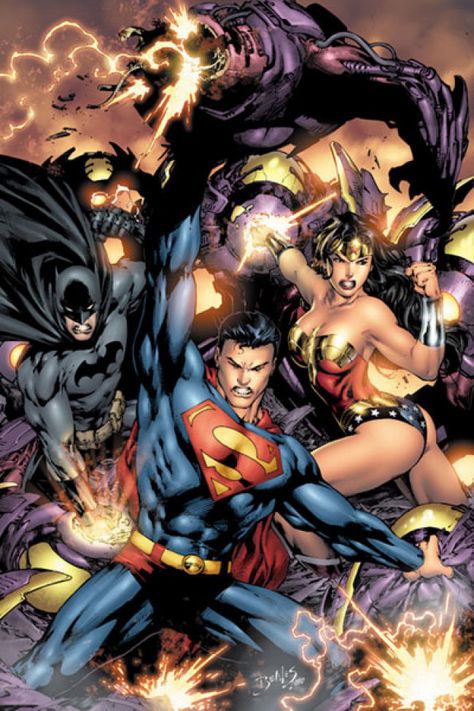 Superman, Batman, and Wonder Woman by Ed Benes Dc Universe Online, Dc Trinity, Dc Comics Heroes, Univers Dc, Superman Wonder Woman, Dc Comics Superheroes, Bd Comics, Dc Comics Characters, Detective Comics