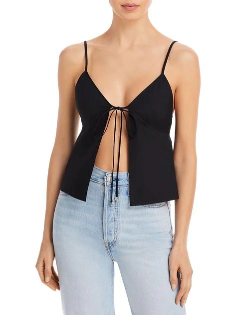 Discover great products at the best prices at Dealmoon. T by Alexander Wang Womens Tie Front Tank Top Cami. Price:$111.99 at SHOP PREMIUM OUTLETS Tie Front Tank Top, Premium Outlets, Black Cami Top, Womens Tie, T By Alexander Wang, Fashion Sale, Tank Top Cami, Cami Top, Cami Tops