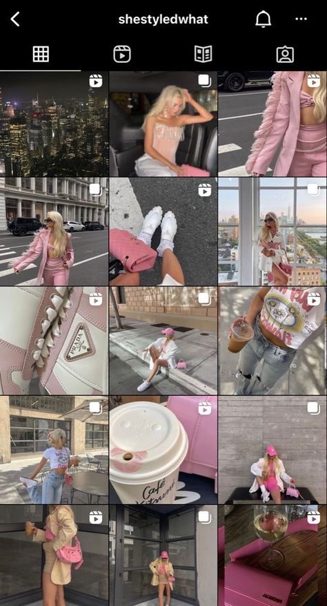 Insta Feed Ideas Aesthetic Pink, Feed Rosa Pink, Pink Instagram Layout, Pink Ig Feed, Instagram Aesthetic Inspiration Feed, Pink Instagram Theme, Beauty Instagram Feed, Pink Instagram Aesthetic, Pink Instagram Feed