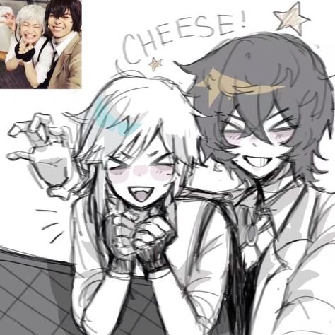 Atsushi And Dazai, Dazai And Atsushi, Atsushi Dazai, Atsushi Bsd, Bungou Stray Dogs, I Love, Cheese, Dogs, Anime