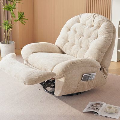 Large angle adjustment for 110°-170° Fabric: Beige Chenille | Rosdorf Park Jauquan 40.94" Wide Chenille Manual Rocker Ergonomic Recliner Chenille / Scratch / Tear Resistant in Black / Brown | Wayfair Sofa Decoration, Recliner Chairs, Leisure Chair, Rocker Recliners, Comfort Design, Chaise Lounge Chair, Recliner Chair, Recliner, Rocker