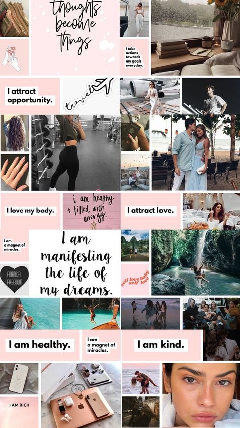 Vision Board Manifestation Self Care, Wallpapers For Manifestation, Money And Love Manifestation Wallpaper, Affirmation Vision Board Wallpaper, Wallpaper For Money Attraction, Manifesting Lockscreen Aesthetic, Positivity Aesthetic Wallpaper, Self Love Vision Board Wallpaper, Motivational Affirmation Wallpaper