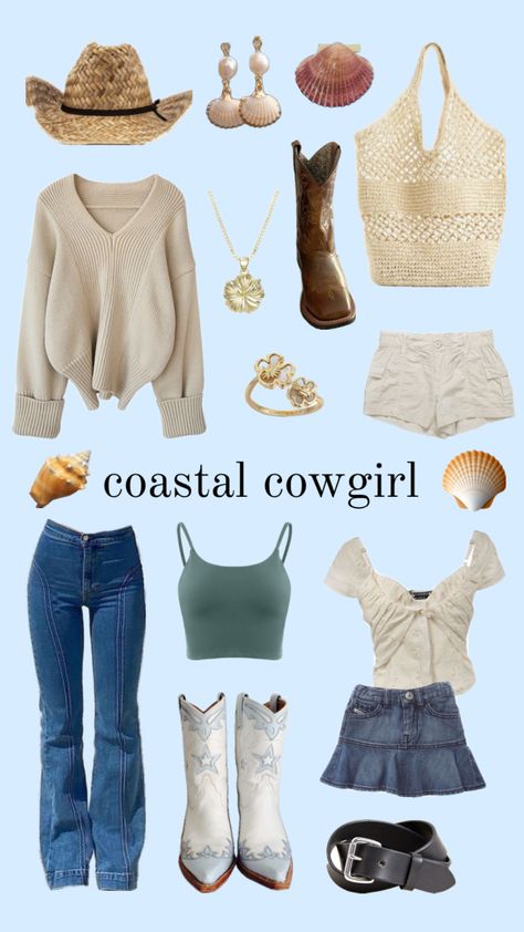 #outfitinspo #coastal #cowgirl #coastalcowgirl #outfit Outfit Shuffles, Cowgirl Boots Outfit, Country Style Outfits, Cowboy Outfits, Country Concert Outfit, Coastal Cowgirl, Cowgirl Outfits, Cold Weather Outfits, Cute Summer Outfits